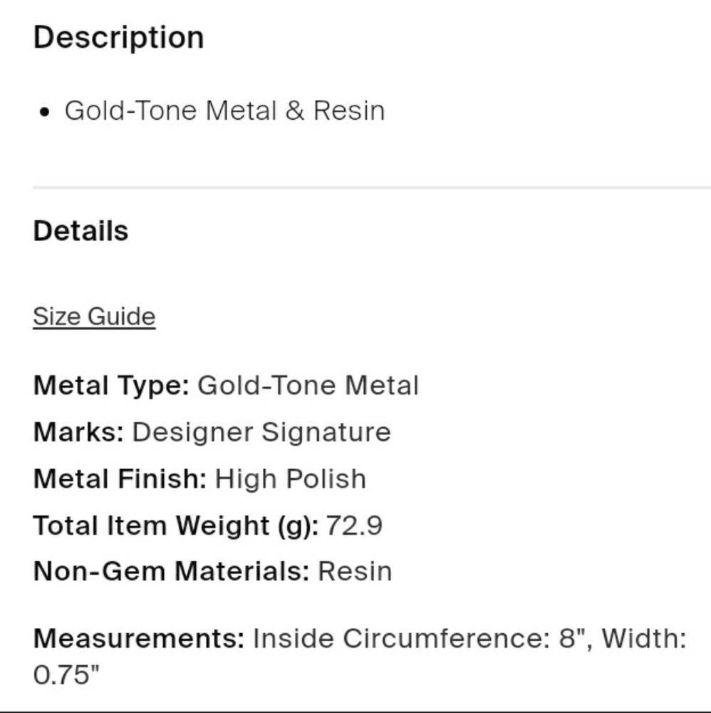 Retired Tory Burch Statement Logo Floating Hearts… - image 5